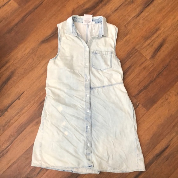 Cheap Monday Dresses & Skirts - Cheap Monday acid wash denim dress size Large